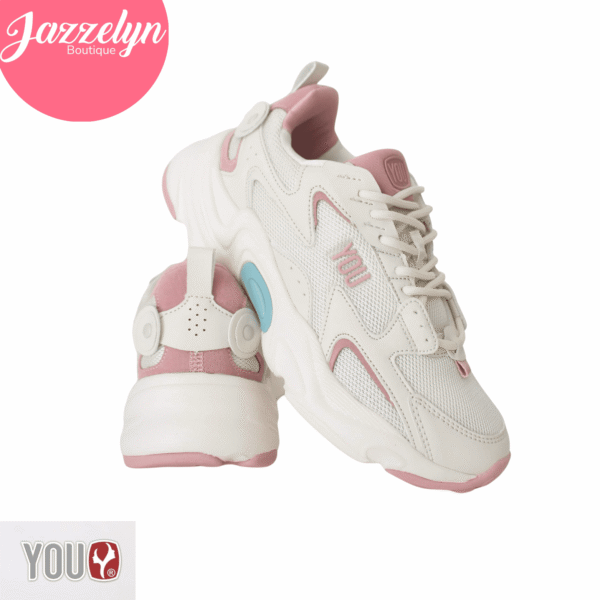 Zapatilla You-blanco/rosado