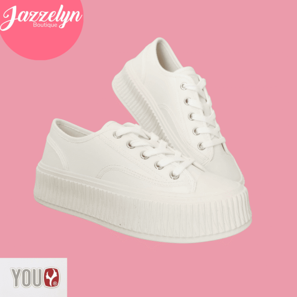 Zapatilla You-urbana con pltaforma/blanco
