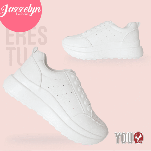 Zapatilla blanco-You