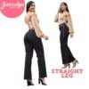 Wide leg Perla con brillos-Negro
