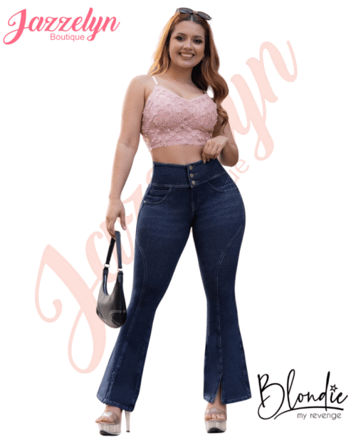 Blondie jeans-Modelo campana