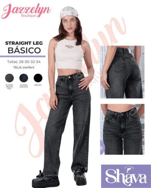 Straight leg básico-Shava jeans