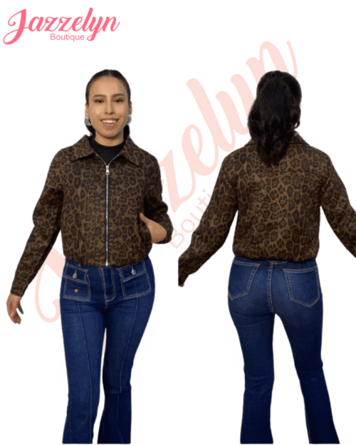 Casaca animal print