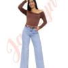 Jeans Damagy-Modelo wide leg