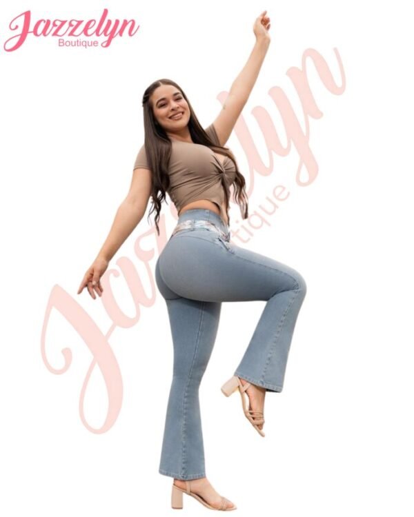 Blondie jeans-Acampanado